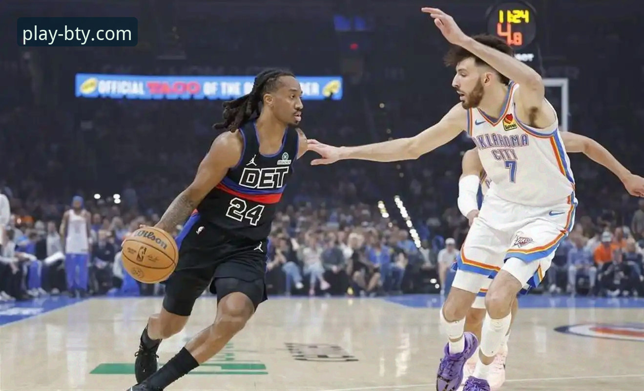 B体育官方网站评测 亚历山大47分加时制胜,雷霆险胜活塞赛事详解