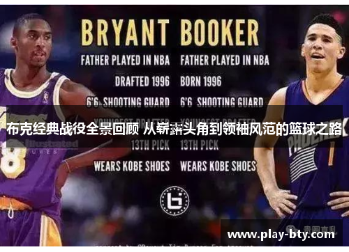 布克经典战役全景回顾 从崭露头角到领袖风范的篮球之路